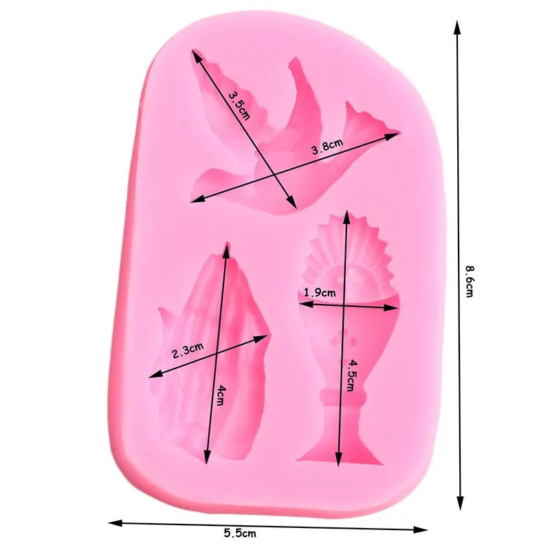 MOLDE DE SILICÓN PRIMERA COMUNIÓN