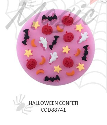 Molde de silicon hallowen confeti