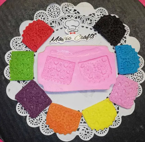 MOLDE DE SILICON PAPEL PICADO