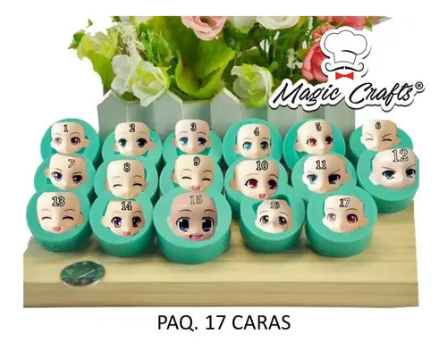 MOLDE DE SILICON PAQUETE DE CARAS