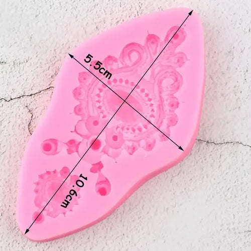 MOLDE DE SILICON PENDIENTE VINTAGE