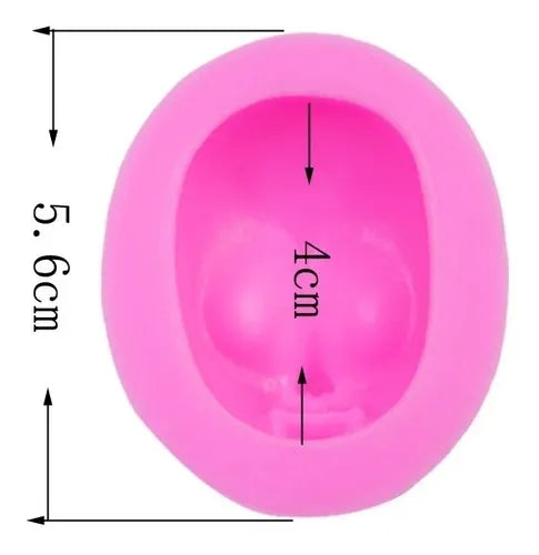 MOLDE DE SILICON CARA