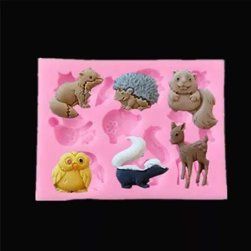 MOLDE DE SILICON ANIMALES