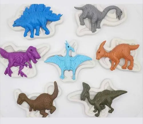 PAQUETE DE DINOSAURIOS 7 PIEZAS
