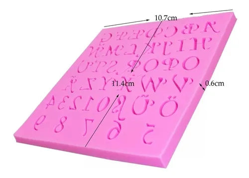 MOLDE DE SILICON ABC ITALICAS