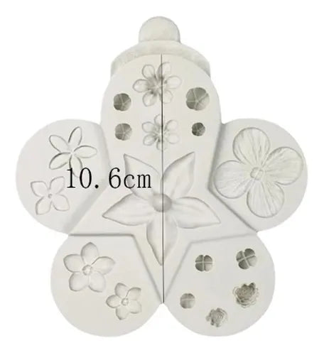 MOLDE DE SILICON FLORES