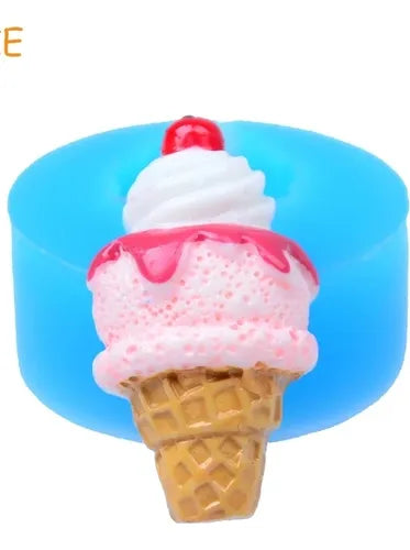 MOLDE DE SILICON HELADO MINI
