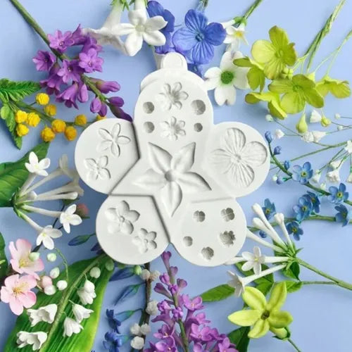 MOLDE DE SILICON FLORES