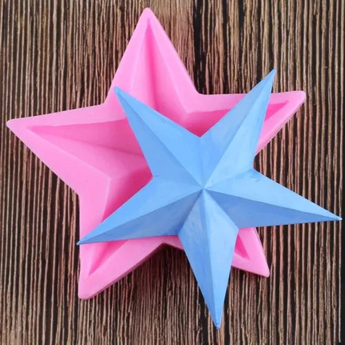 MOLDE DE SILICON NAVIDAD ESTRELLA GDE