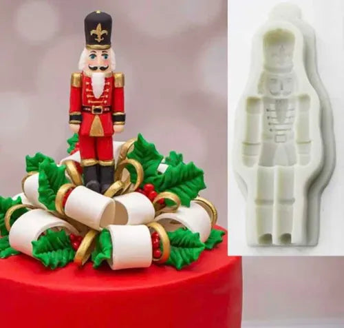 MOLDE DE SILICON NAVIDAD SOLDADO