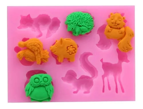 MOLDE DE SILICON ANIMALES