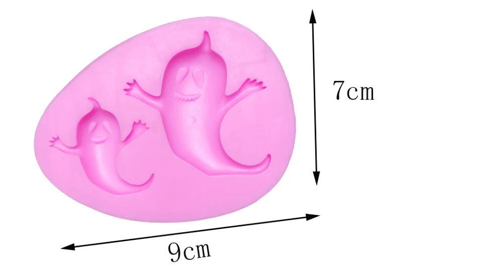 Molde de silicon fantasmas x2
