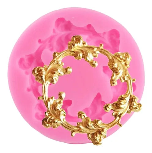 MOLDE DE SILICON MARCO REDONDO VINTAGE