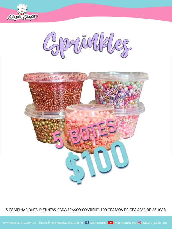 PAQUETE DE SPRINKLES MAGIC CRAFTS