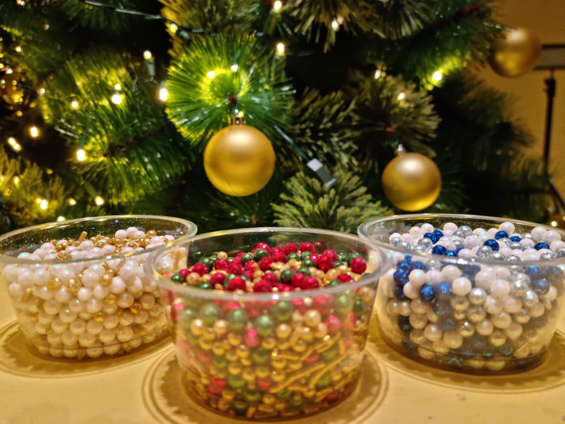 PERLAS DIAMANTADAS NAVIDAD