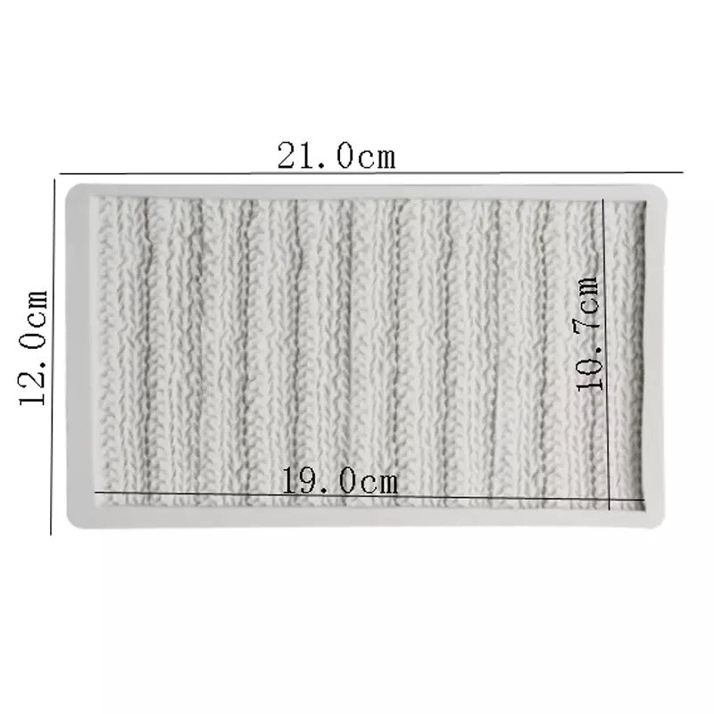 Molde de Silicón Textura de Tejido