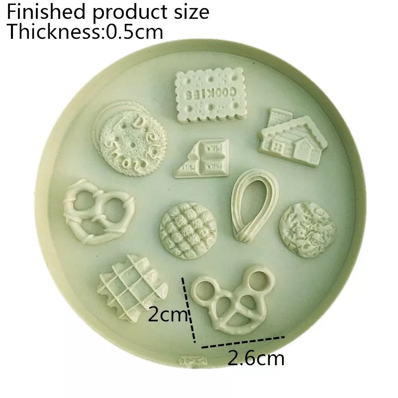 MOLDE DE SILICÓN GALLETAS, PRETZEL