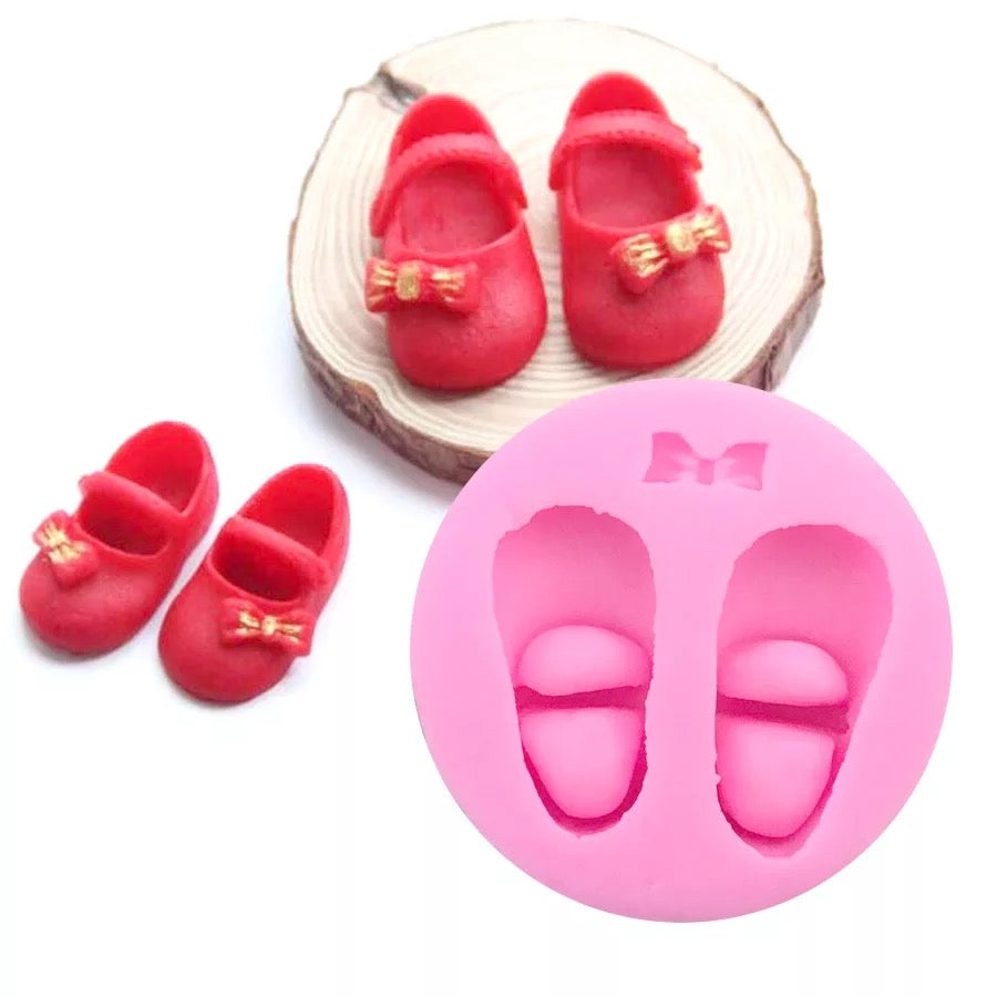 Molde de Silicón Zapatos de Bebé