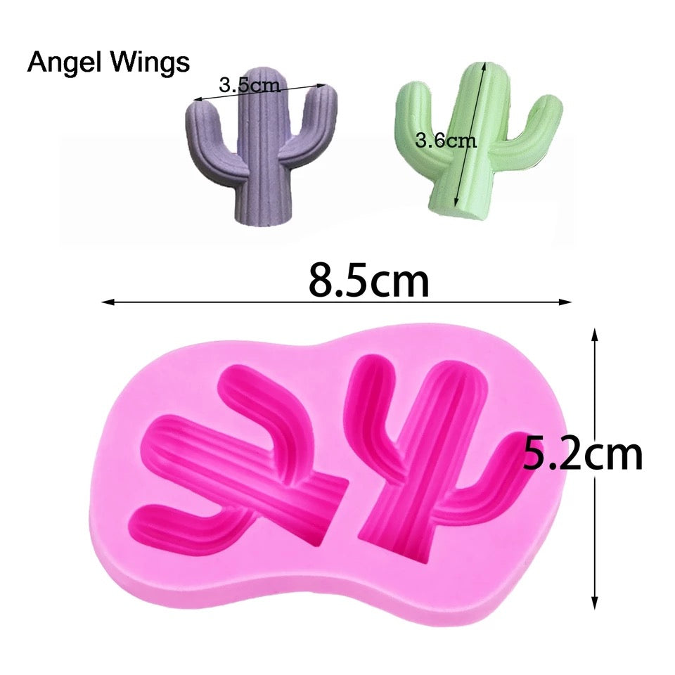 MOLDE DE SILICÓN CACTUS X 2