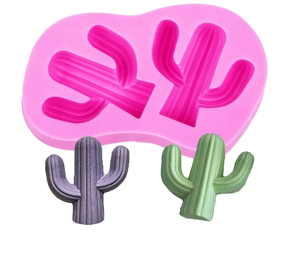 MOLDE DE SILICÓN CACTUS X 2