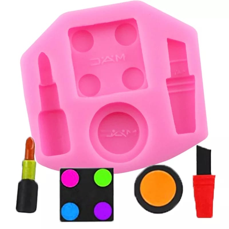 MOLDE DE SILICÓN MAQUILLAJE MAC