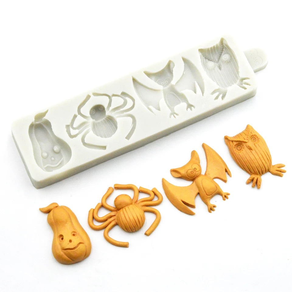 Molde de Silicón Halloween x 4